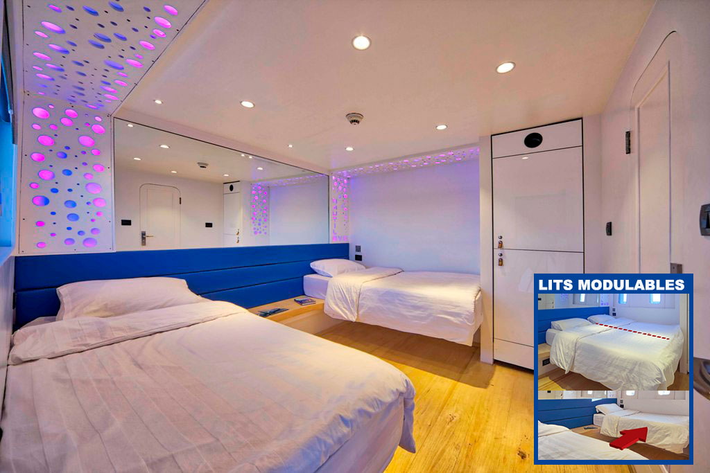 Cabine standard du Nautile Evo